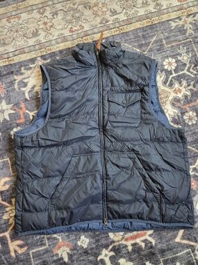 EIGER Men's Quilted Puffer Vest - Navy Lightweight Sleeveless Jacket